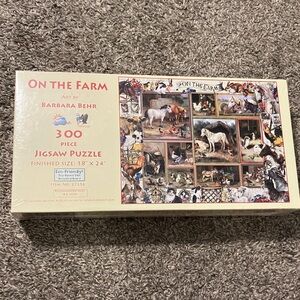 NEW Sealed On the Farm Jigsaw Puzzle by SunsOut - 300 Piece